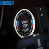 BMW E90 325i 328i 330i 335i Engine Start Stop Button Cover Carbon Fiber Ring (2006-2013)