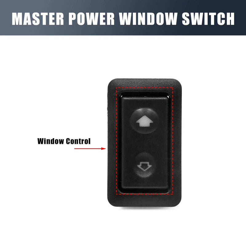 BMW 6-Pin Black Power Window Button Switch