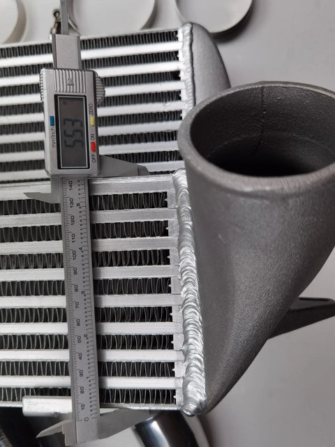 BMW 135i 335i Turbo 7.5'' Stepped Aluminum Intercooler Silicone Piping (2007-2013)