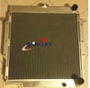 Land Cruiser 75 Series Aluminum Radiator + Fan + Blue Hose (1985-1990)