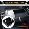 Jeep Wrangler JL JLU (2018-2022) Black Blue Center Console Organizer Tray