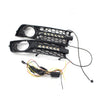 Audi A4 B6 Sedan DRL Turn Signal Fog Light Covers (2001-2005)