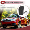 Subaru Forester (2006-2012) Gray Faux Leather Car Gear Shift Knob Cover 1 Pc