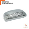 Toyota Yaris Vios Sedan Chrome LED Side Mirror Covers (2007-2012)