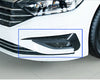 VW Jetta MK7 2 x Carbon Fiber Front Fog Light Eyebrow Covers (2019-2022)