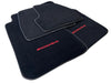 Nissan 200 SX (1995-2000) - 2 x Carpets with Red Logo Tailored Black Floor Mats Set