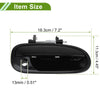 Honda Civic Black Front Right Exterior Door Handle (1996-2000)
