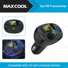 Wireless FM Transmitter Bluetooth 5.0 Car Kit with Dual USB Charger & MP3 Player