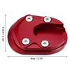 Honda 125 2013-2023 - Includes Wrench, Red Motorcycle Kickstand Plate Pad