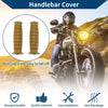 Motorcycle Rubber Khaki 2 x 7/8" 22mm Hand Grips