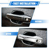 Toyota Tundra Silver Tone Door Handle Cover Kit (2007-2018)