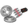 Falcon BA BF FG XT Front Disc Rotors + Brake Pads (2002 - 2012)