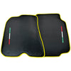 Ferrari 812 GTS (2020-2023) - Yellow Trim Carbon Fiber Floor Mats