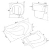 Harley Touring CVO Road Glide Rider Passenger Seats & Backrest (2014-2023)