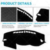 Hyundai Tucson 2015-2020 SUV Dashboard Cover Black Non-Slip Dash Mat