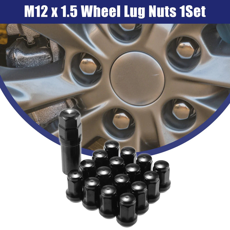 Honda, Chevy, Nissan M12x1.5 Car Wheel Hub Lug Nuts 2 x