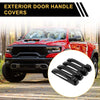Dodge Ram 1500 (2009-2018) ABS Black 4pcs Exterior Door Handle Covers