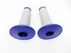 Yamaha WR200 Forseti Blue Grey Diamond Handlebar Grip Set