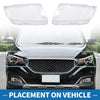 Jeep Grand Cherokee Car Front Left Right Headlight Lens Covers (2001-2003)