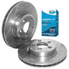 BF / FG XR6 Turbo XR8 V8 Front Drilled Slotted Disc Rotors Brake Pads