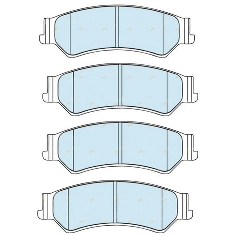 Ford Falcon Fairlane Fairmont GCT Rear Disc Pad Set (2005 - 2014)