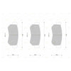 Kia Magentis Rear Disc Pads Set 2.7L/2.4L (2006-2009)