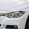 BMW F30 F34 Series 3 Dry Carbon Fiber Sportmind Headlight Eyebrow Eyelid Fit