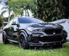 BMW X6 G06 M Sport (2020-2023) Gloss Black Front Bumper Spoiler Lip
