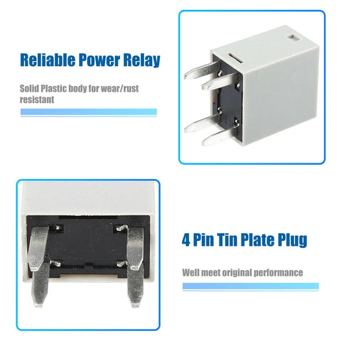 Dodge Ram Jeep 4 Pin Automotive Power Relay 12V 35A