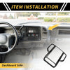 Ford Ranger Carbon Fiber Dashboard Air Vent Trim (2023-2024)