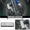 Motorcycle Garbage Cans White 2 x Universal Rectangle Shape Reflector
