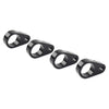 Harley 1" Handlebar 4 x Motorcycle Brake Clutch Cable Wire Clamp Clip Black