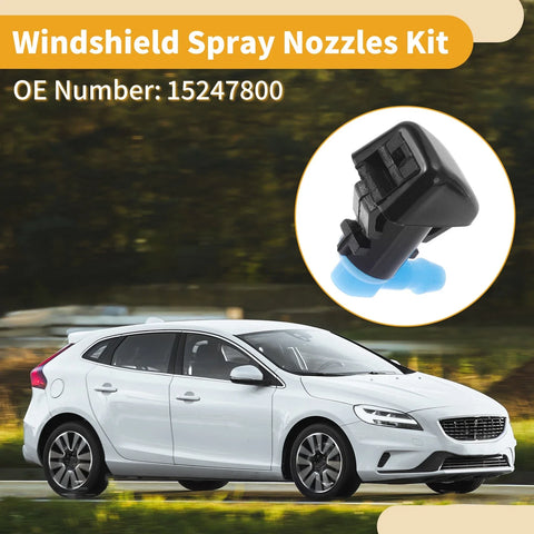 Chevrolet Malibu (2013-2023) with Fluid Hose Windshield Washer Nozzle Kit