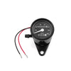 Universal Motorcycle Black Shell Dual Tachometer Odometer Speedometer Gauge