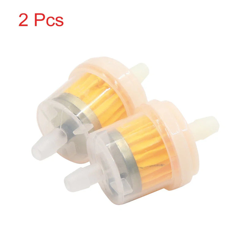 Universal Motorcycle 2 x Gasoline Inline Fuel Filter with Magnet 55 x 30mm