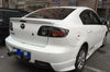 Mazda 3 4DR Sedan Unpainted Factory Style Spoiler Wing (2003-2009)