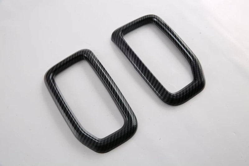 Ford Ranger ABS Carbon Fiber Front Side Air Vent Outlet Lid Cover Trim (2023)