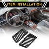 Ford F-150 Carbon Fiber Pattern Air Vent Covers (2021-2024)