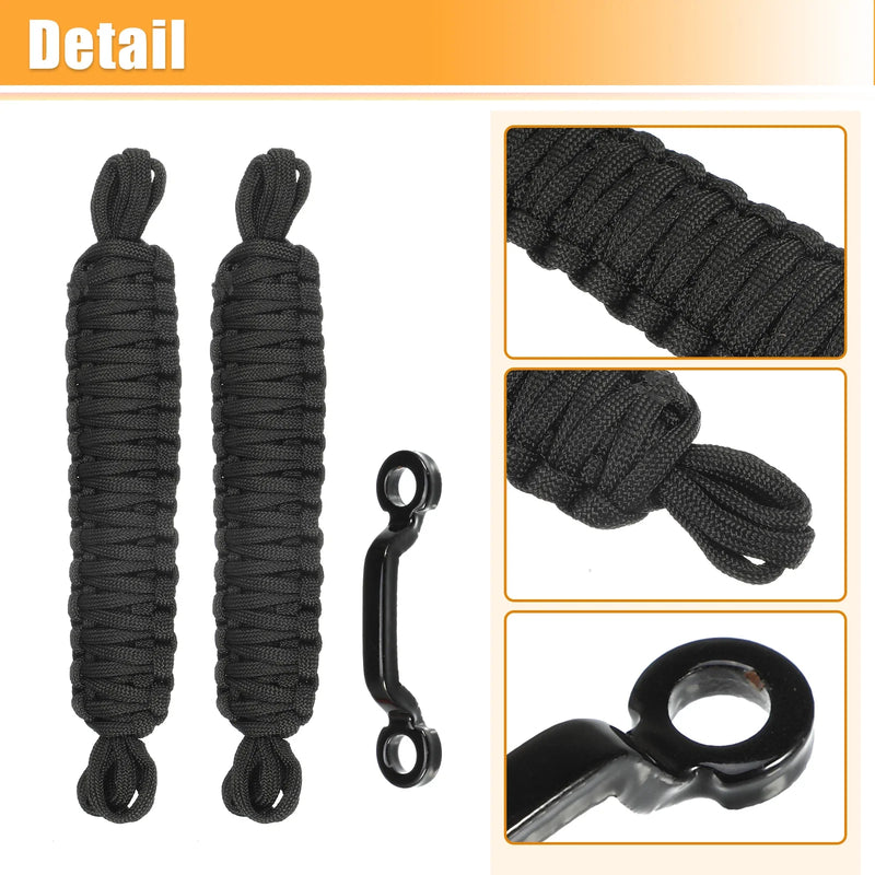 Jeep Wrangler TJ JK JL (2007-2023) Black Car Door Limiting Straps