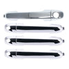 Hyundai i30 Door Handle Outer 4x Chrome Front Rear Left+Right (2007–2012)