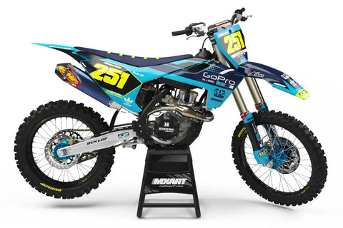 Husqvarna TC 85 (2014-2017) BOOST Style Decals Custom Graphic Kit