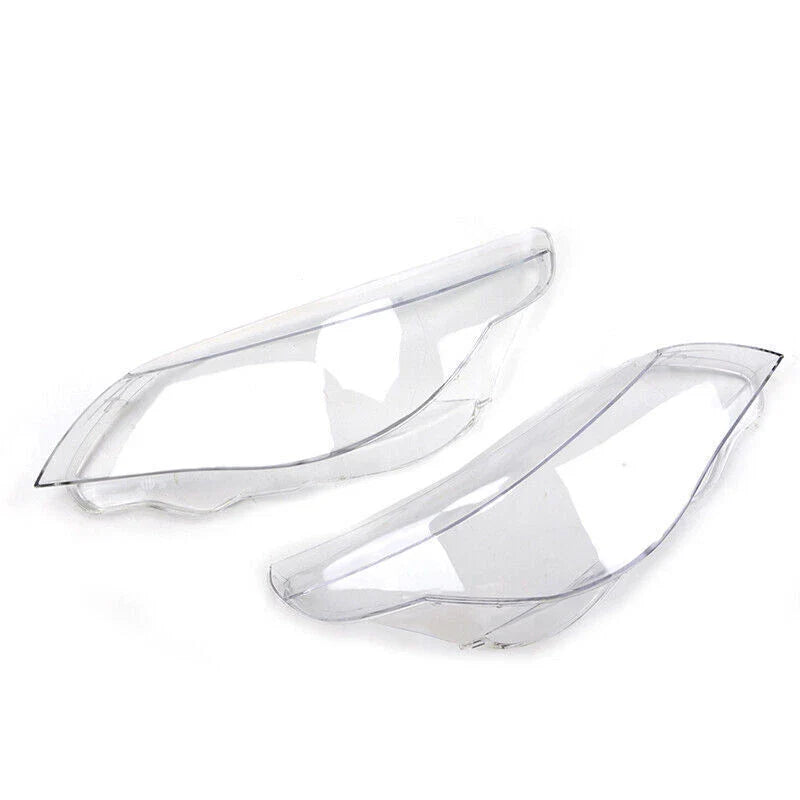 BMW E60 E61 5-Series Headlight Lens Covers 2 x (2005-2010)
