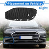 Mercedes-Benz (2010-2015) Black 1 x Pc Front Right Fog Light Grill