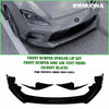 Toyota GR86 (2022-2025) Gloss Black Trim Bumper Spoiler Lip