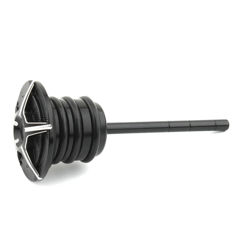 Harley Softail  1 x Black Transmission Oil Dipstick Fill Plug