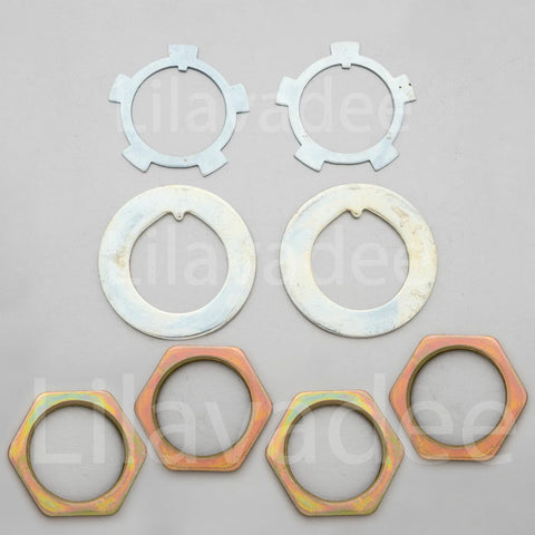 88-97 Toyota Hilux LN106 LN107 LN111 LN130 4WD Front Lock Tab Nut Hub Kit