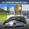 Toyota Passo with Zipper Waterproof Aluminum Film Cotton Car Cover