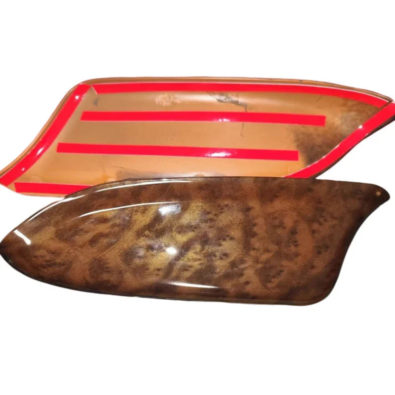 Honda Accord Crosstour 4X Peach Woodgrain Door Armrest Trim (2008–2013)