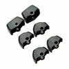 Harley Softail & Sportster Black Hand Control Switch Button Covers