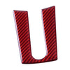 Ford Mustang Red Carbon Fiber Steering Wheel Cover Trim (2005-2009)